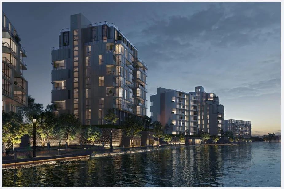 Canal Walk serviced apartment interior rendering